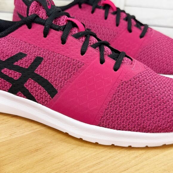 ASICS Kanmei Running Trainers Sneakers Shoes Hot Pink Black Women 9.5 T7H6N - Picture 7 of 11